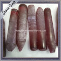 Cylinder-Shaped 5# Red Ruby Corundum Rough